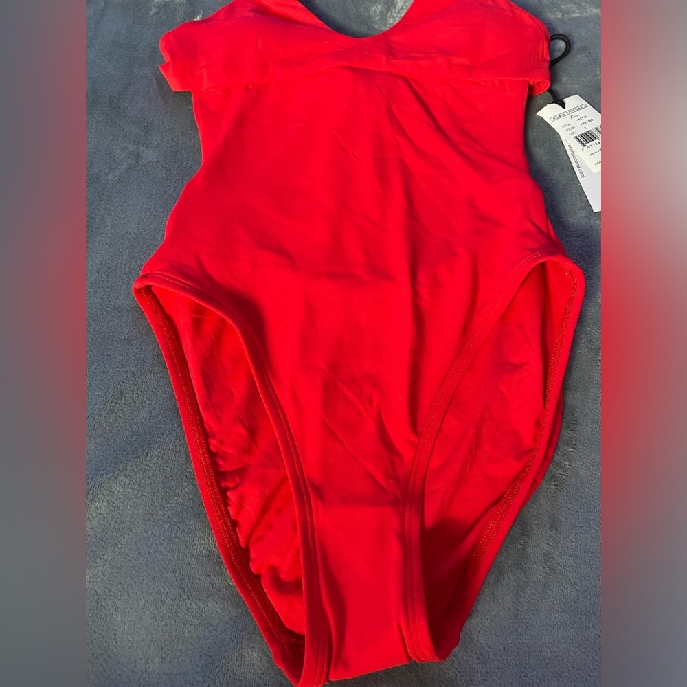 Robin Piccone Women's Kate Scoop Neck One Piece
Swimsuit | Red | NWT - Picture 7 of 15
